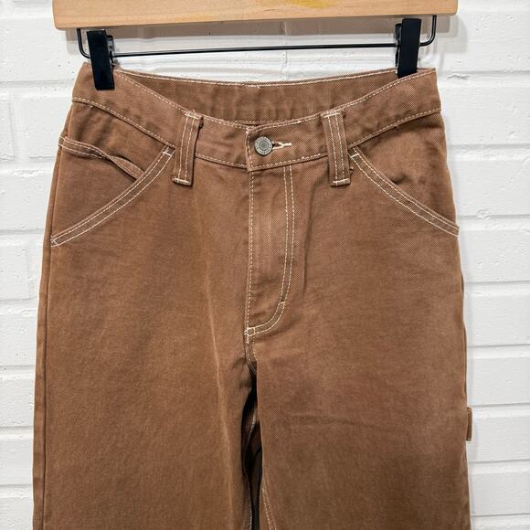 Brandy Melville John Galt EUC Crispina Carpenter Jeans Camel Brown Sz Sml Grunge - Picture 7 of 14